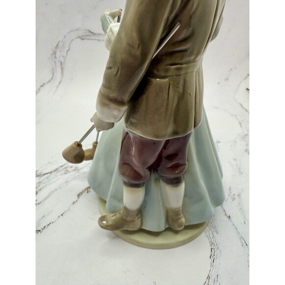 Vintage Ardalt Japan Golfers Couple Music Figurine, Romantic Golf Scene - Picture 13 of 14